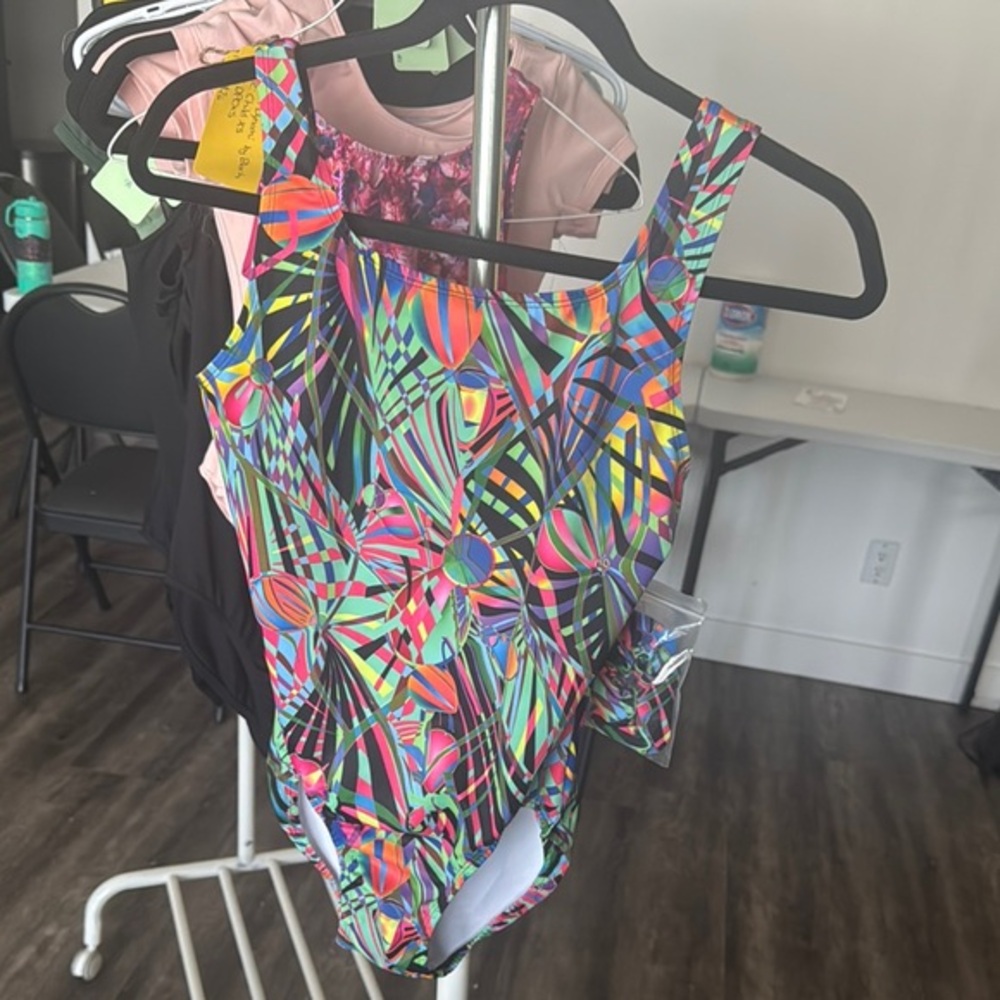 Colorful Abstract One-Piece Swimsuit/Leotard